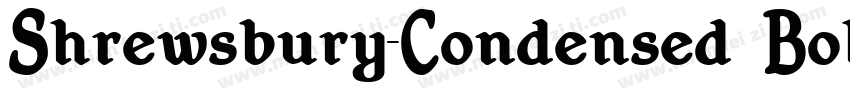 Shrewsbury-Condensed Bold字体转换